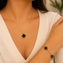 Set Collar y Pulsera Clover
