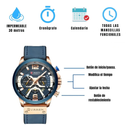 Reloj Curren Executive Cuero